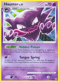 Haunter 41/99 · Reverse Holo