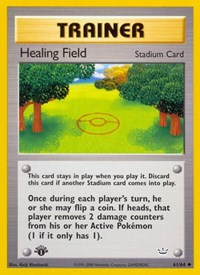 Healing Field 61/64 Neo Revelation 1st Edition Pokémon card