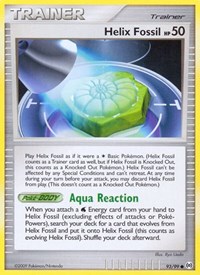 Helix Fossil 93/99 Arceus Reverse Holo Pokémon card