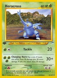 Heracross 041/105 · 1st Edition