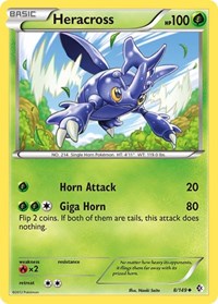 Heracross 8/149 · Reverse Holo