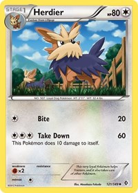 Herdier 121/149 · Reverse Holo