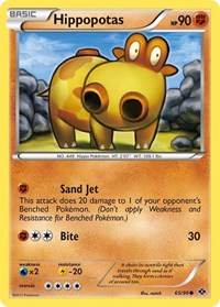 Hippopotas 65/99 · Reverse Holo