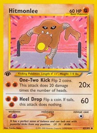 Hitmonlee 042/105 · 1st Edition