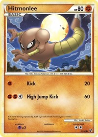 Hitmonlee 52/90 · Reverse Holo