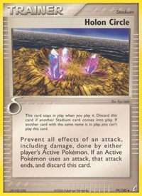 Holon Circle 79/100 EX Crystal Guardians Reverse Holo Pokémon card