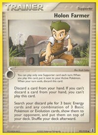 Holon Farmer 91/113 EX Delta Species Reverse Holo Pokémon card