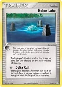 Holon Lake 87/110 EX Holon Phantoms Reverse Holo Pokémon card