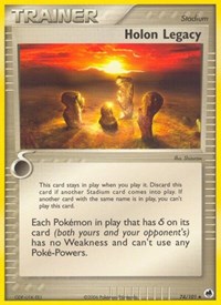 Holon Legacy 74/101 EX Dragon Frontiers Reverse Holo Pokémon card