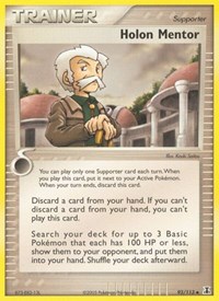 Holon Mentor 93/113 EX Delta Species Reverse Holo Pokémon card