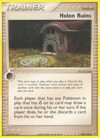 Holon Ruins 96/113 EX Delta Species Pokémon card