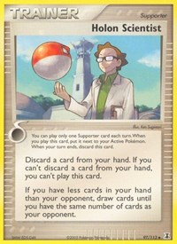 Holon Scientist 97/113 EX Delta Species Reverse Holo Pokémon card