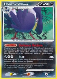 Honchkrow 29 · Reverse Holo