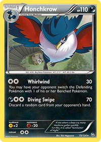 Honchkrow 73/124 · Reverse Holo