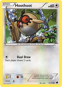 Hoothoot 91/116 · Reverse Holo