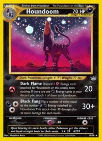 Houndoom 08/64 · 1st Edition