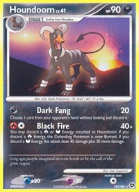 Houndoom 18/106 · Reverse Holo