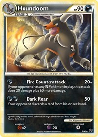Houndoom 5/90 · Reverse Holo