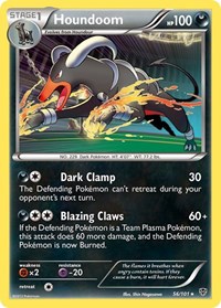 Houndoom 56/101 · Reverse Holo