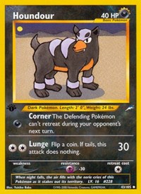 Houndour 043/105 · 1st Edition