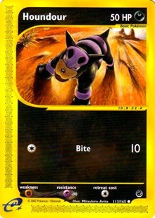Houndour 113/165 · Reverse Holo