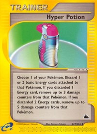 Hyper Potion 127/144 Skyridge Reverse Holo Pokémon card