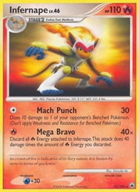 Infernape 22/100 · Reverse Holo
