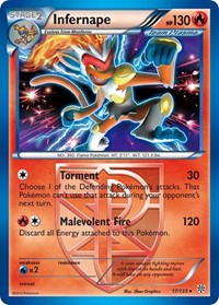 Infernape (Team Plasma) 17/135 · Reverse Holo