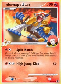 Infernape E4 43/111 · Reverse Holo