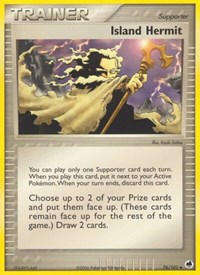 Island Hermit 76/101 EX Dragon Frontiers Reverse Holo Pokémon card