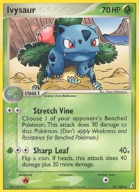 Ivysaur 35/100 · Reverse Holo