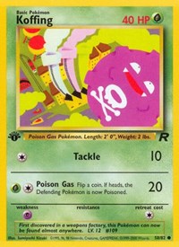 Koffing 58/82 · 1st Edition