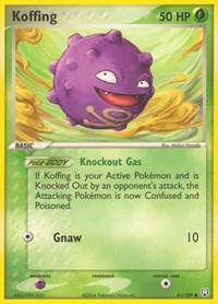 Koffing 61/109 · Reverse Holo