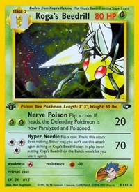 Koga's Beedrill 009/132 · 1st Edition