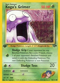 Koga's Grimer 078/132 · 1st Edition