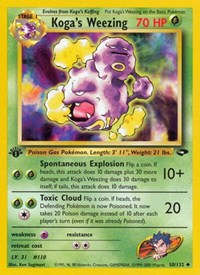 Koga's Weezing 050/132 · 1st Edition