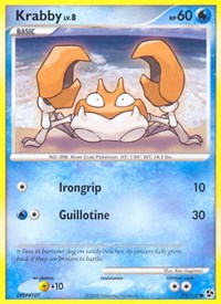 Krabby 75/106 · Reverse Holo