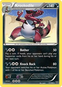 Krookodile 71/146 · Reverse Holo