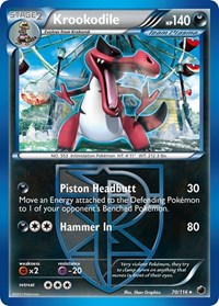 Krookodile (Team Plasma) 70/116 · Reverse Holo