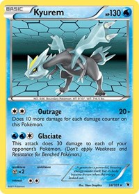 Kyurem 34/101 · Reverse Holo