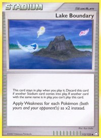 Lake Boundary 112/123 Mysterious Treasures Pokémon card