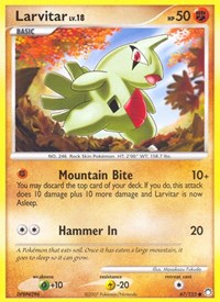 Larvitar 87/123 · Reverse Holo