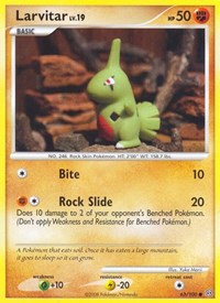 Larvitar 63/100 · Reverse Holo