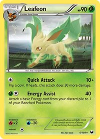 Leafeon 6/108 · Reverse Holo