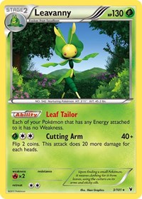 Leavanny 3/101 · Reverse Holo