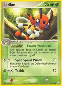 Ledian 23/109 · Reverse Holo