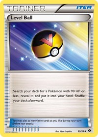 Level Ball 89/99 Next Destinies Reverse Holo Pokémon card
