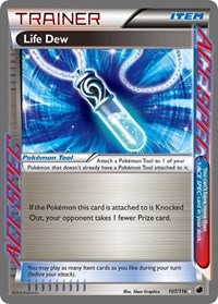Life Dew 107/116 Plasma Freeze Pokémon card
