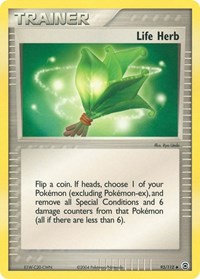 Life Herb 93/112 EX FireRed & LeafGreen Reverse Holo Pokémon card