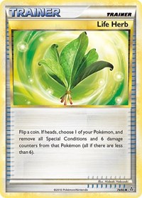Life Herb 79/95 Unleashed Reverse Holo Pokémon card
